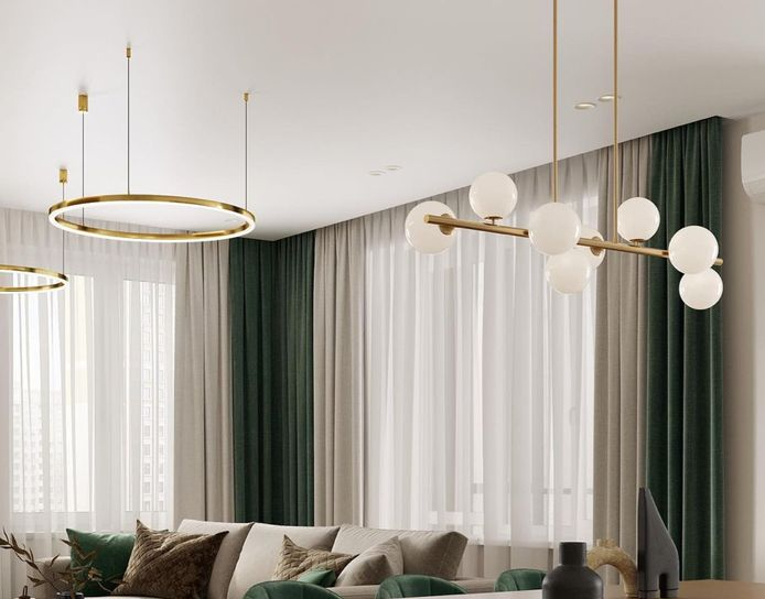 Карниз двухрядный алюминиевый ТРЭК УЮТ 1,6м